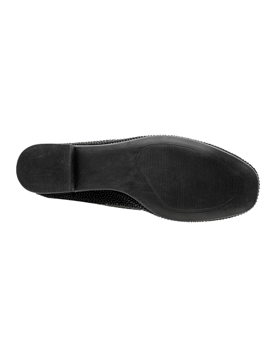 Flats clásicas Exterior Textil Color Negro Para Mujer De RBCOLLECTION