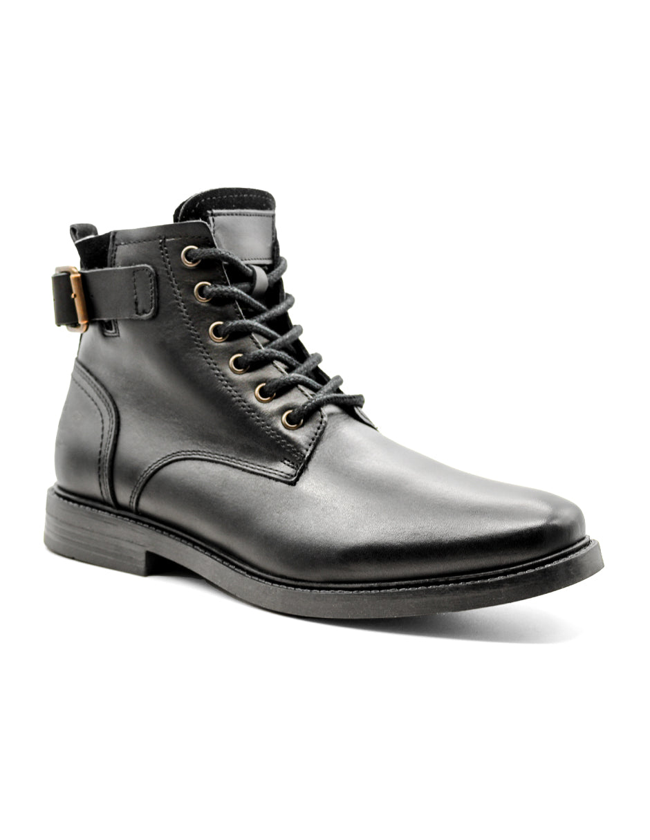 Botas Casuales Exterior Piel Color Negro Para Hombre De RBCOLLECTION