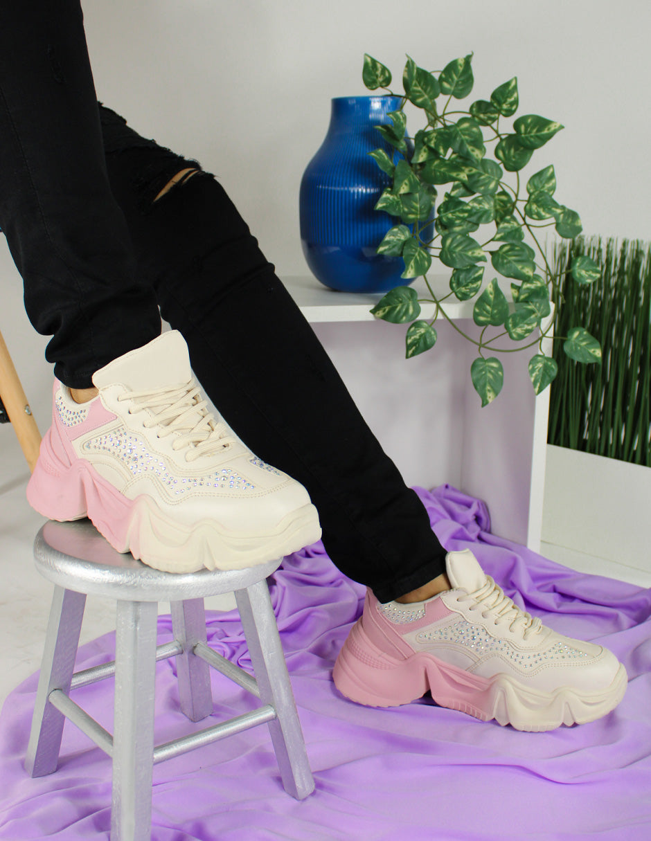 Tenis tipo deportivo Exterior Textil Color Multicolor Para Mujer De RBCOLLECTION