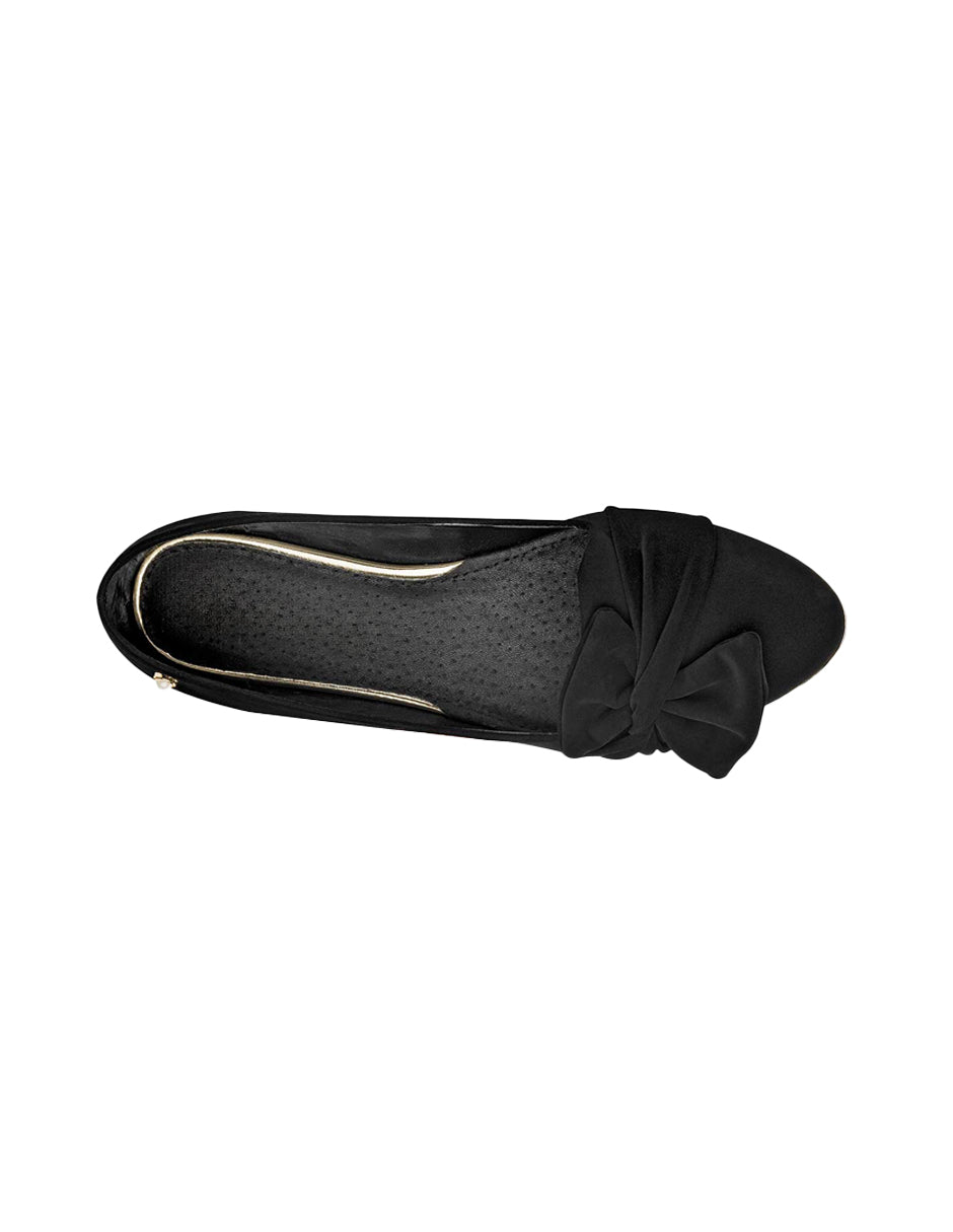 Flats puntales Exterior Sintético Color Negro Para Mujer De RBBASICS