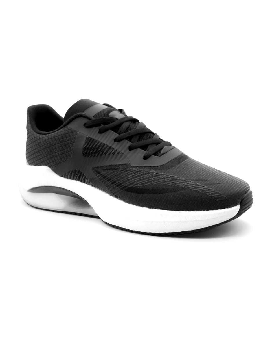 Tenis para correr y entrenamiento con tecnología KRONOS con textil ligero y ultra flexible  Color Negro Para Hombre De RBCOLLECTION