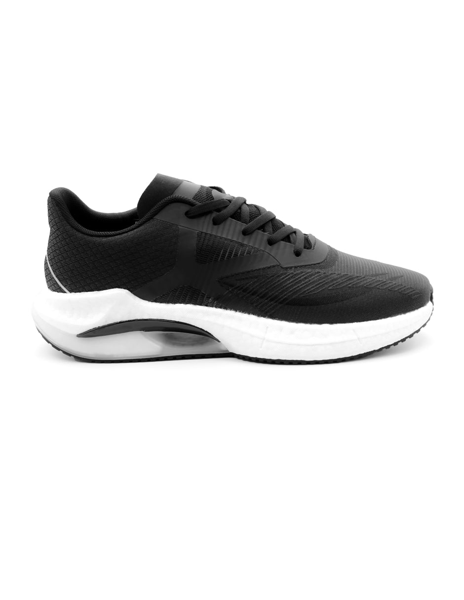 Tenis para correr y entrenamiento con tecnología KRONOS con textil ligero y ultra flexible  Color Negro Para Hombre De RBCOLLECTION