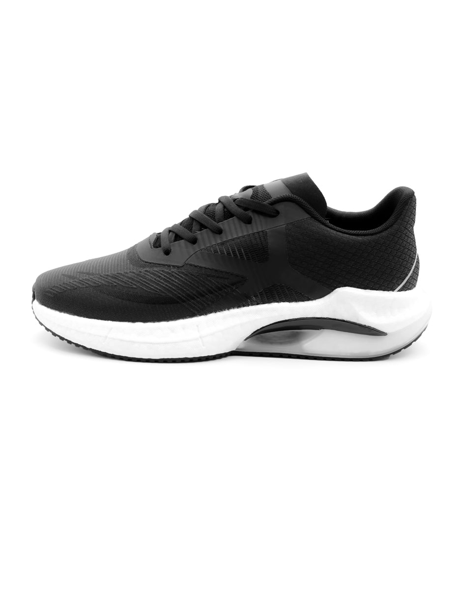 Tenis para correr y entrenamiento con tecnología KRONOS con textil ligero y ultra flexible  Color Negro Para Hombre De RBCOLLECTION