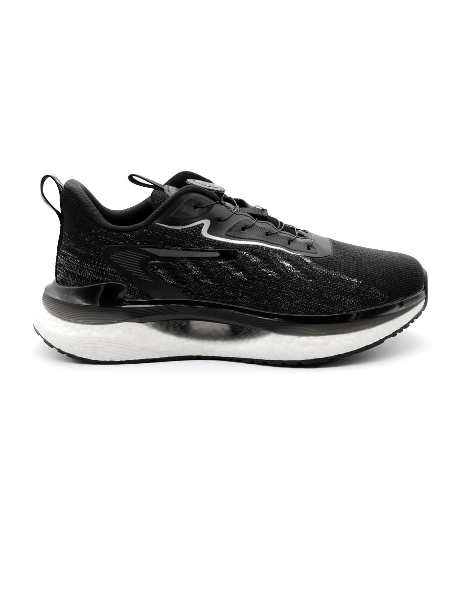 Tenis para correr y entrenamiento con tecnología KRONOS construido en 1 sola pieza  Color Negro Para Hombre De RBCOLLECTION