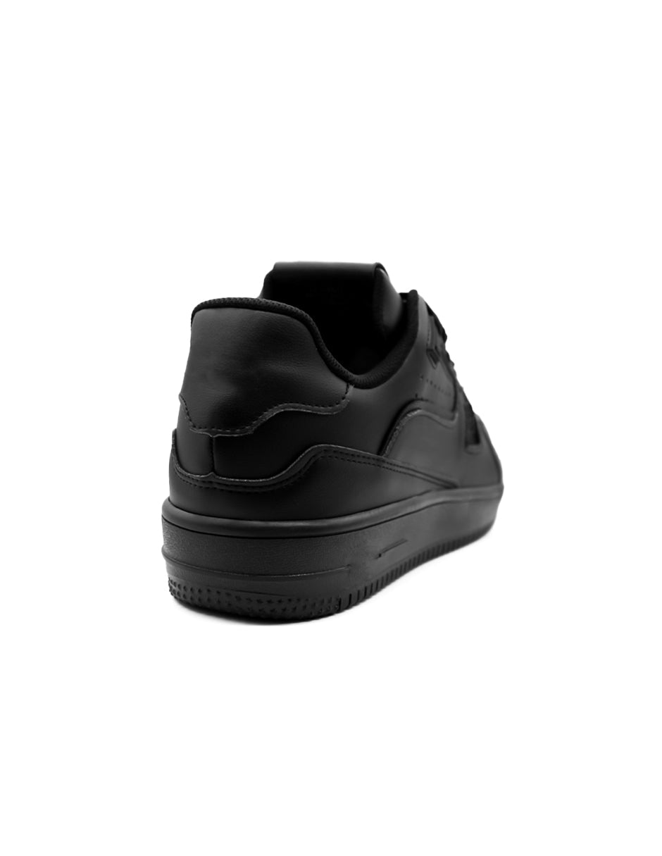 Tenis con cordones Exterior Sintético Color Negro Para Hombre De RBCOLLECTION