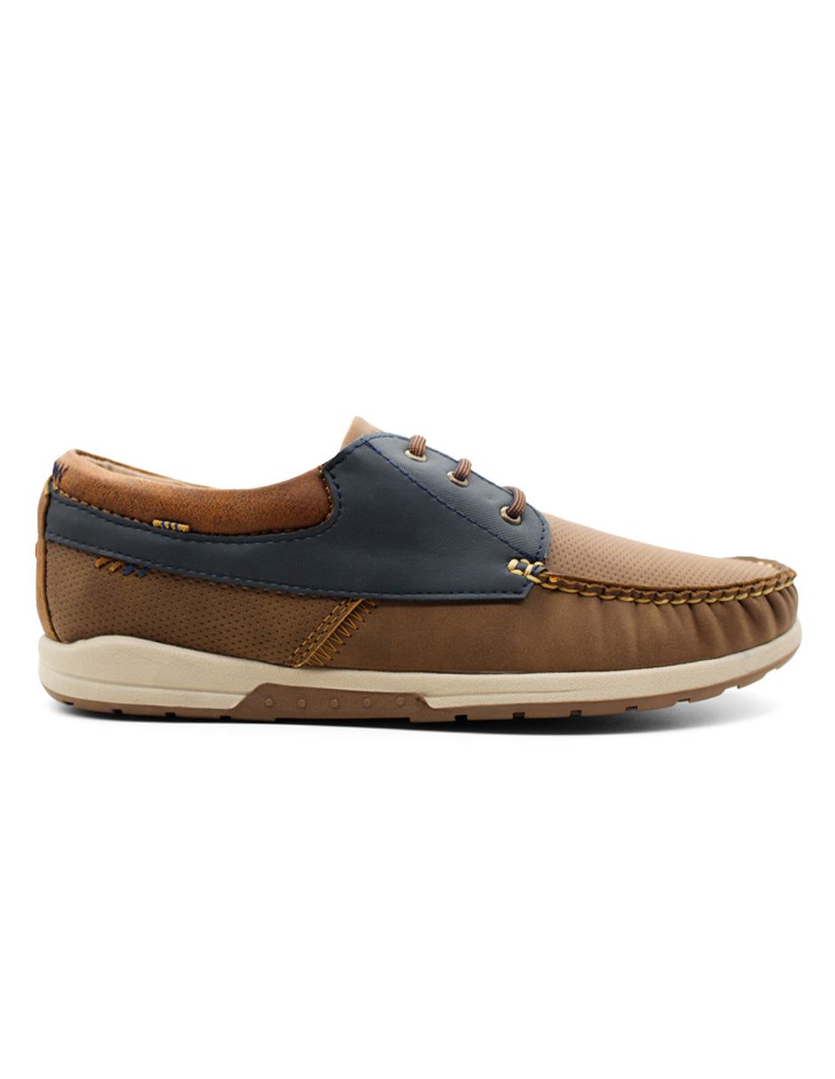 Mocasines Exterior Piel Color Café Para Hombre De RBCOLLECTION
