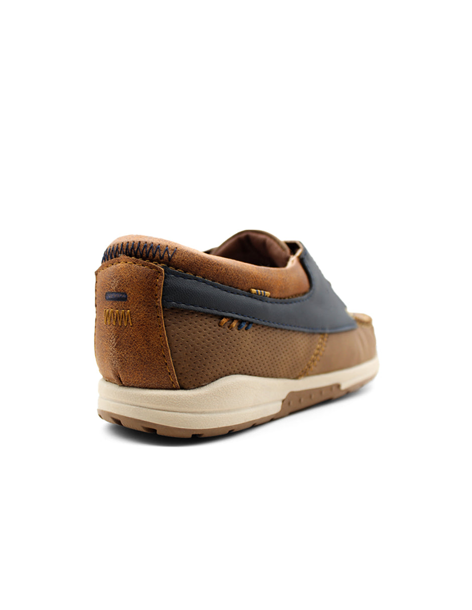 Mocasines Exterior Piel Color Café Para Hombre De RBCOLLECTION