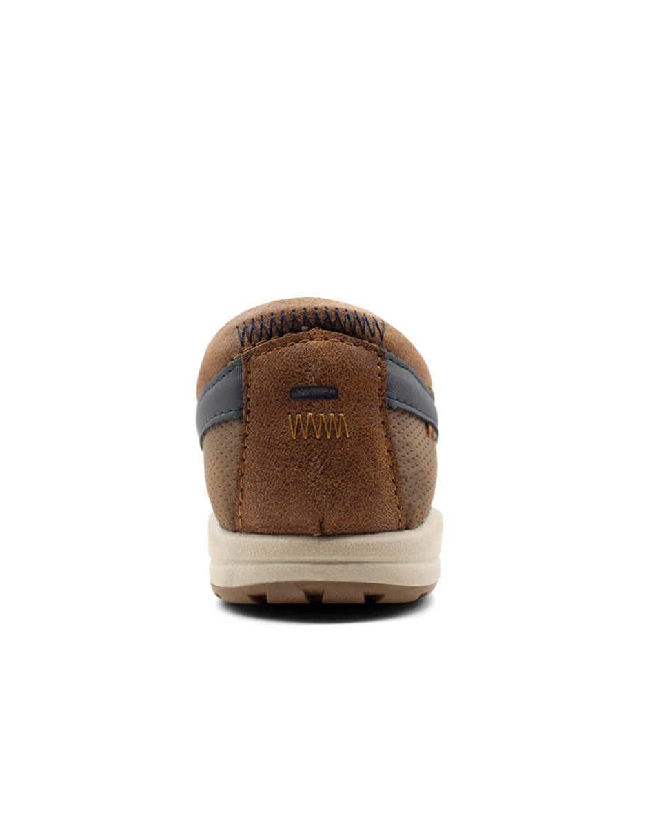 Mocasines Exterior Piel Color Café Para Hombre De RBCOLLECTION