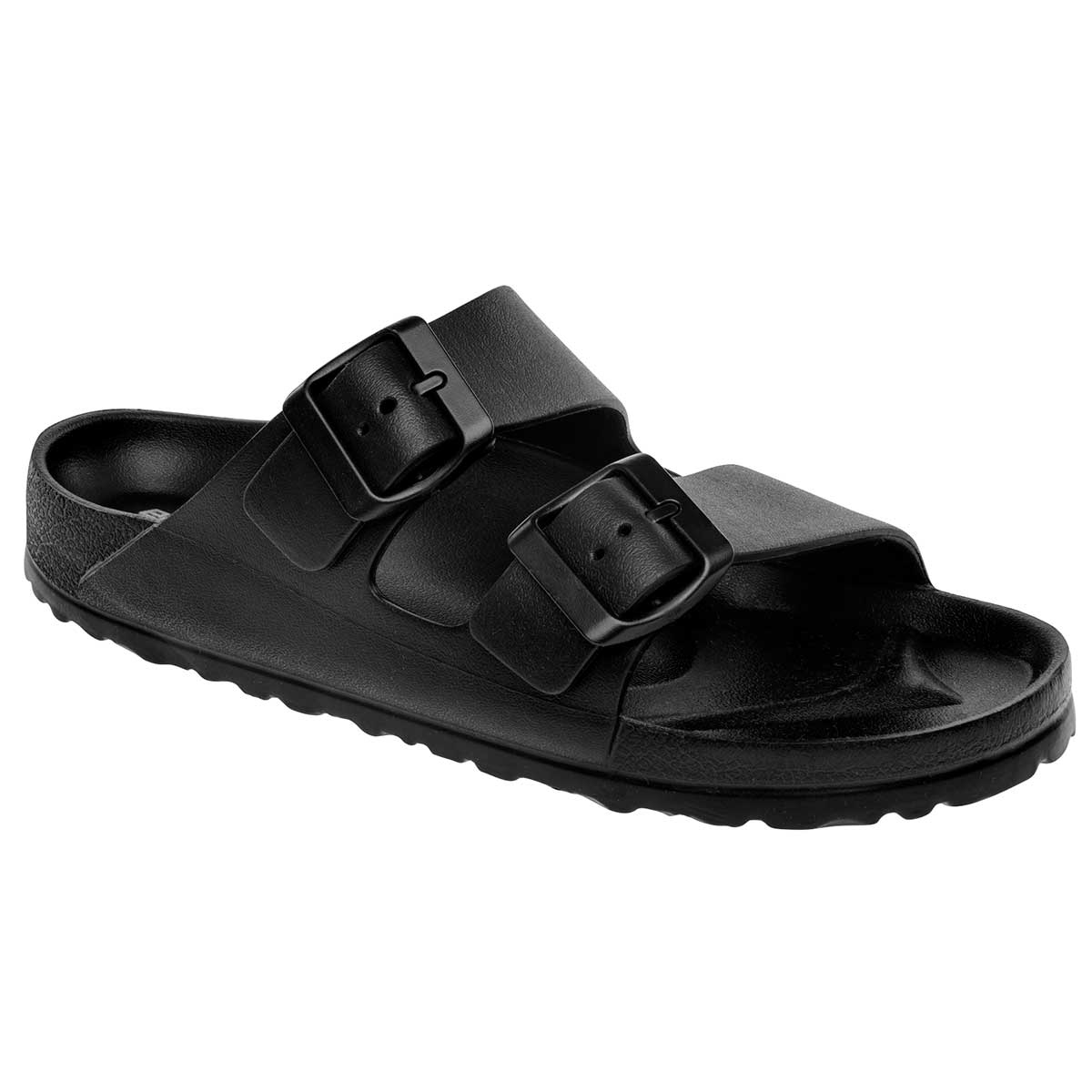 Sandalias de piso Exterior Sintético Color Negro Para Mujer De Elega