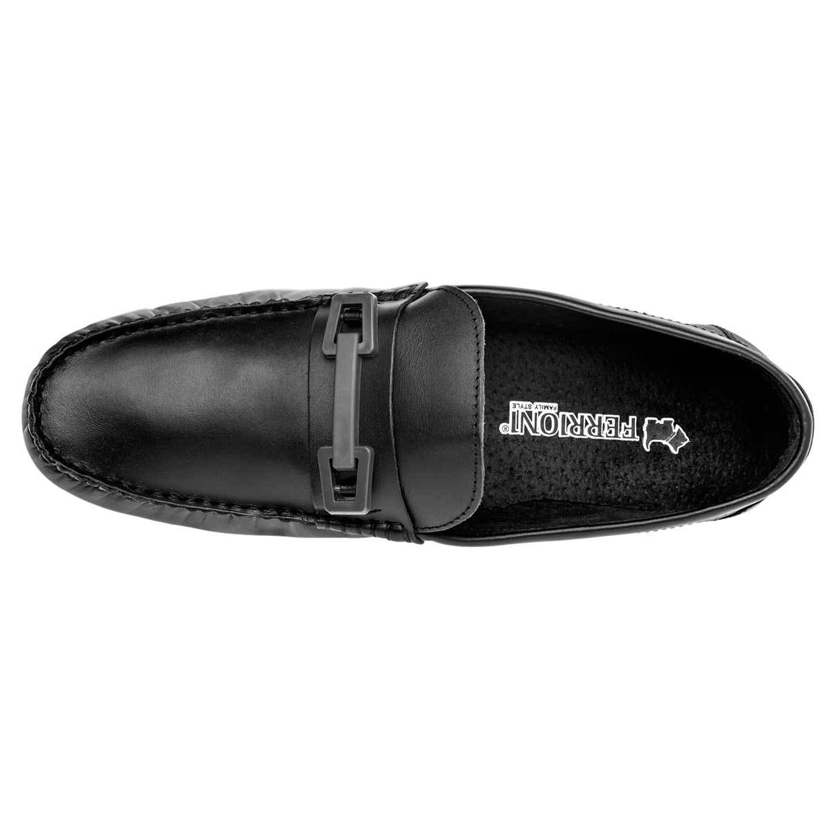 Mocasines y drivers Exterior Piel Color Negro de Ferrioni