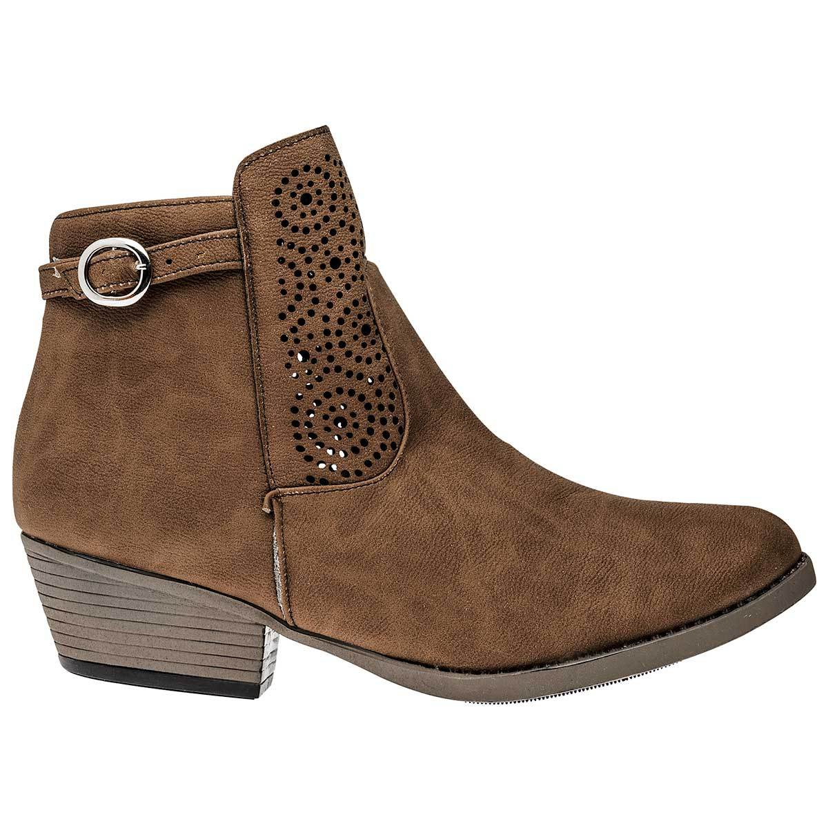 Botas tipo western Exterior Gamuza Sintética Color Camel de RBCOLLECTION