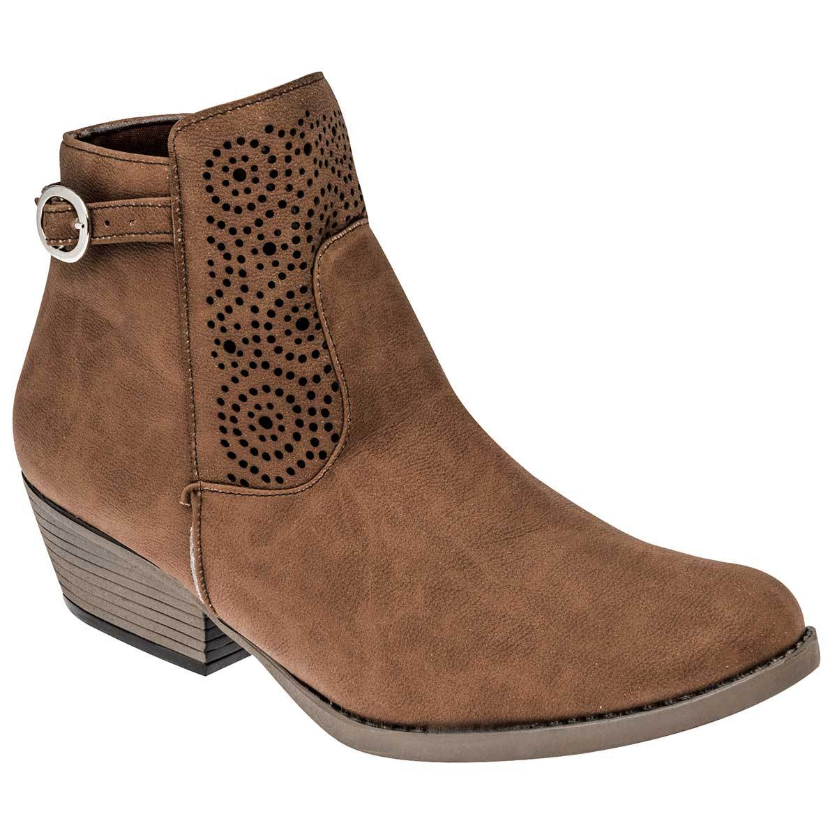 Botas tipo western Exterior Gamuza Sintética Color Camel de RBCOLLECTION