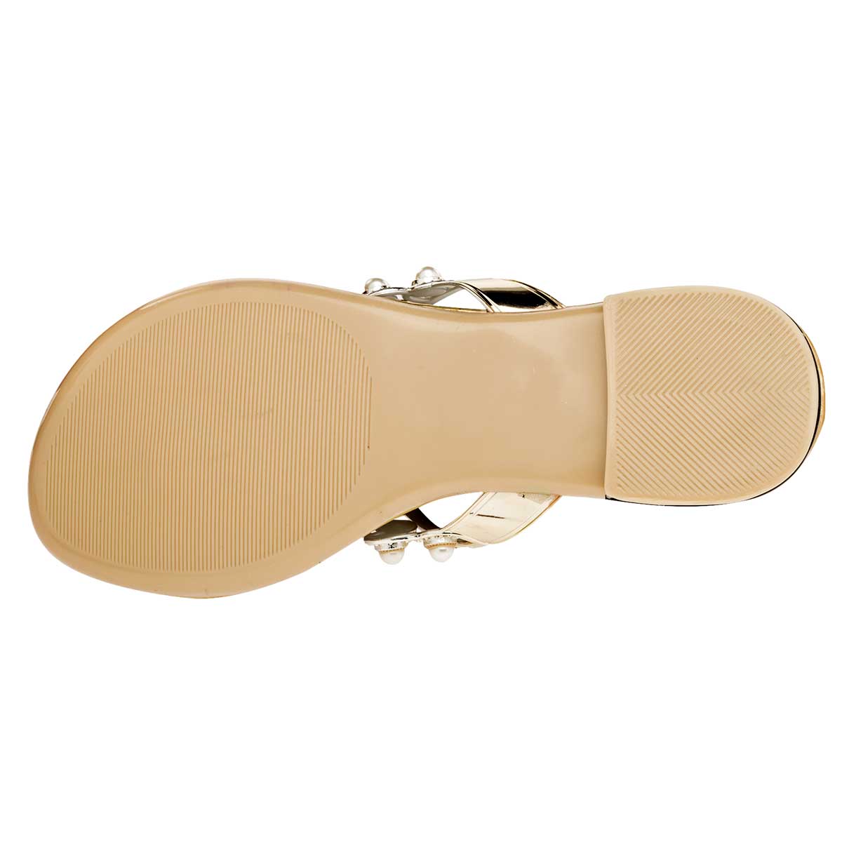 Sandalias Exterior Piel sintética Color Oro Para Mujer De Sexy Girl