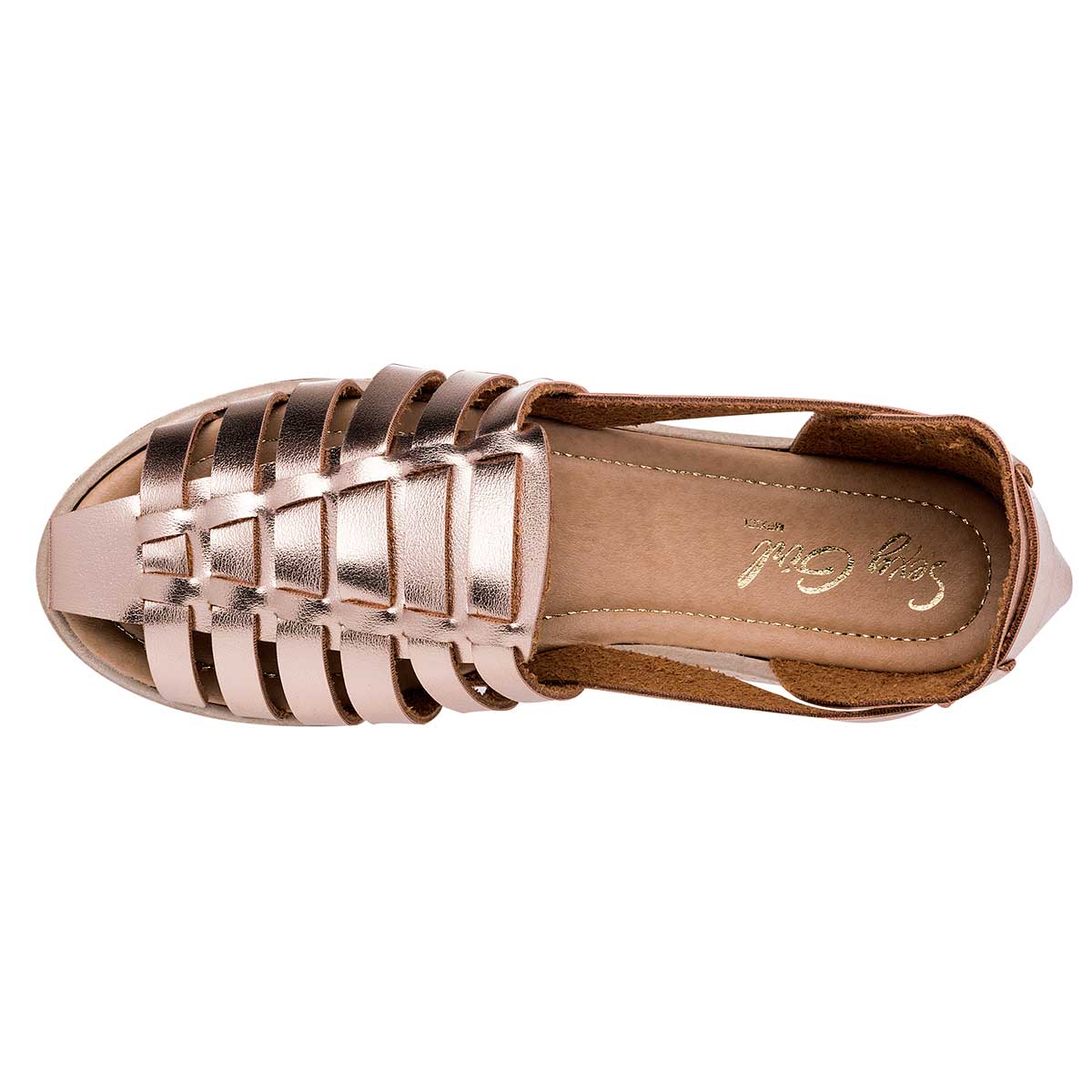 Sandalias con plataforma Exterior Sintético Color Oro Para Mujer De Sexy Girl