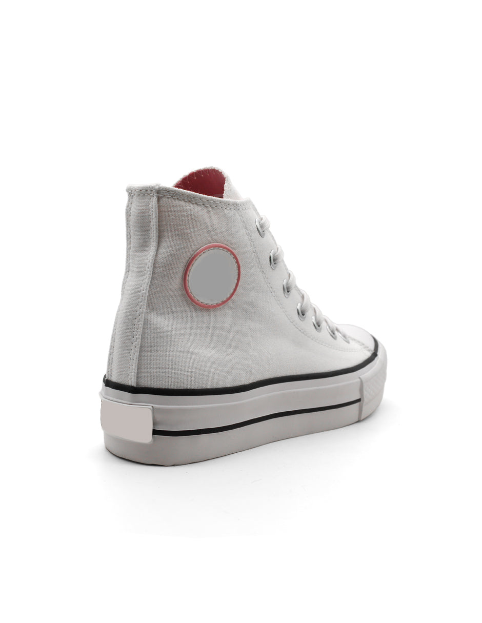 Tenis botín Color Blanco Para Mujer De RBCOLLECTION