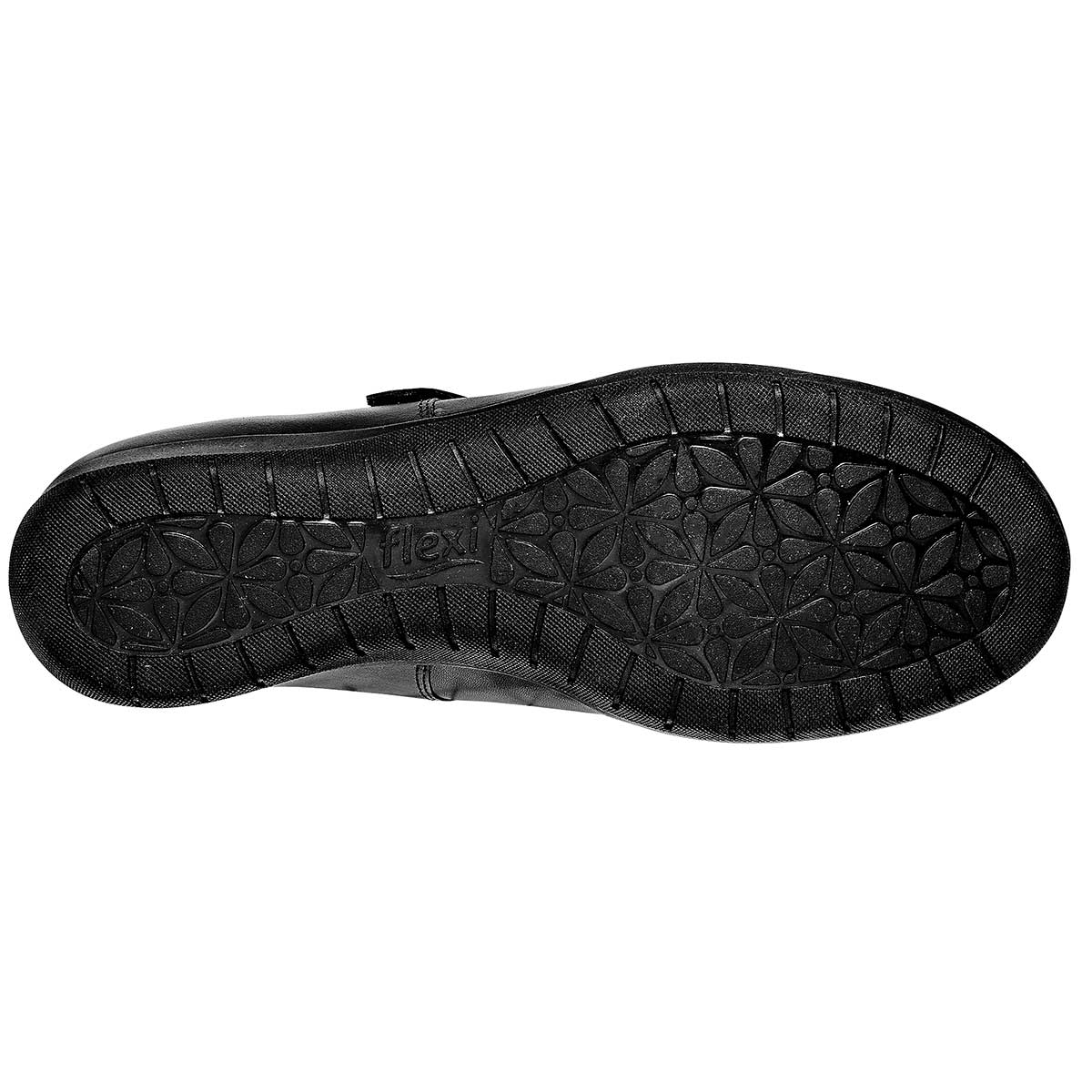 Zapatos escolares Exterior Piel Color Negro Para Mujer De Flexi