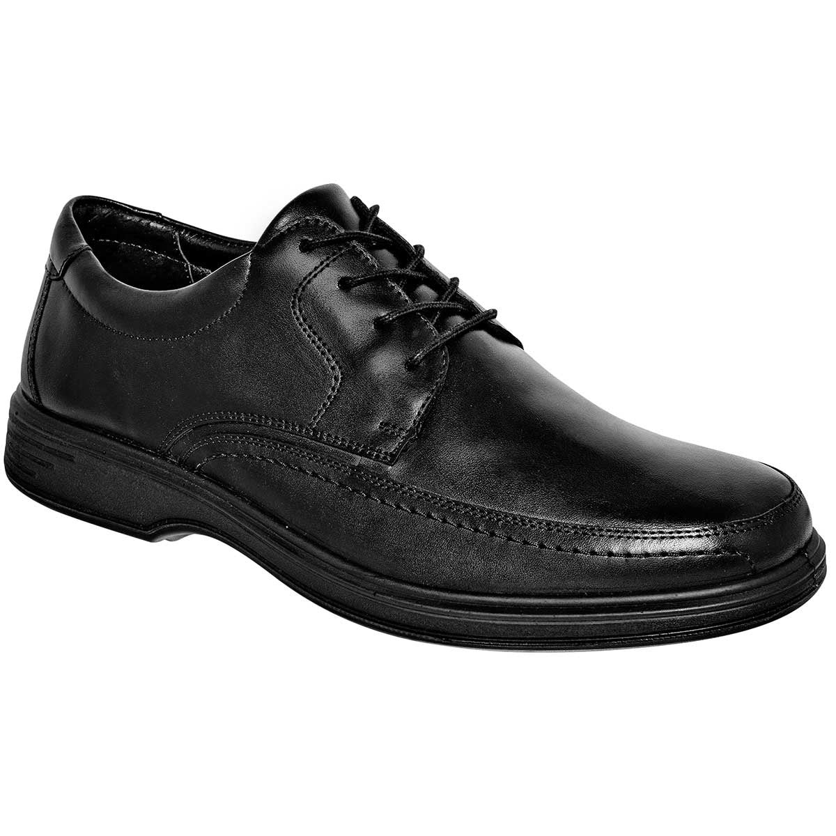 Zapatos confort y diabetico Exterior Piel Color Negro Para Hombre De Flexi