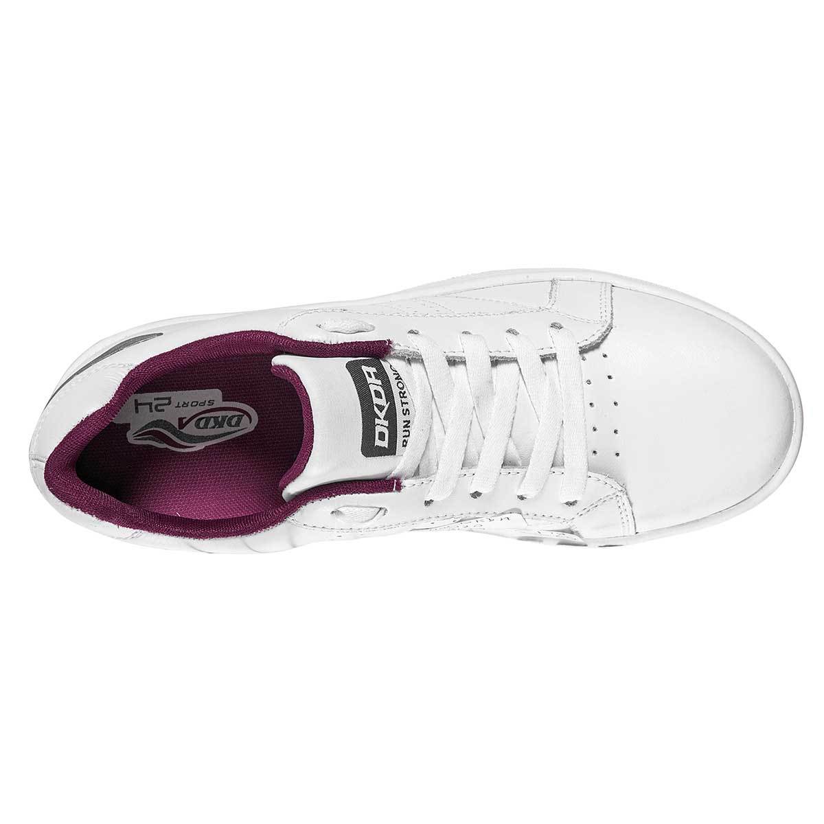 Tenis Exterior Piel Color Blanco de RBCOLLECTION