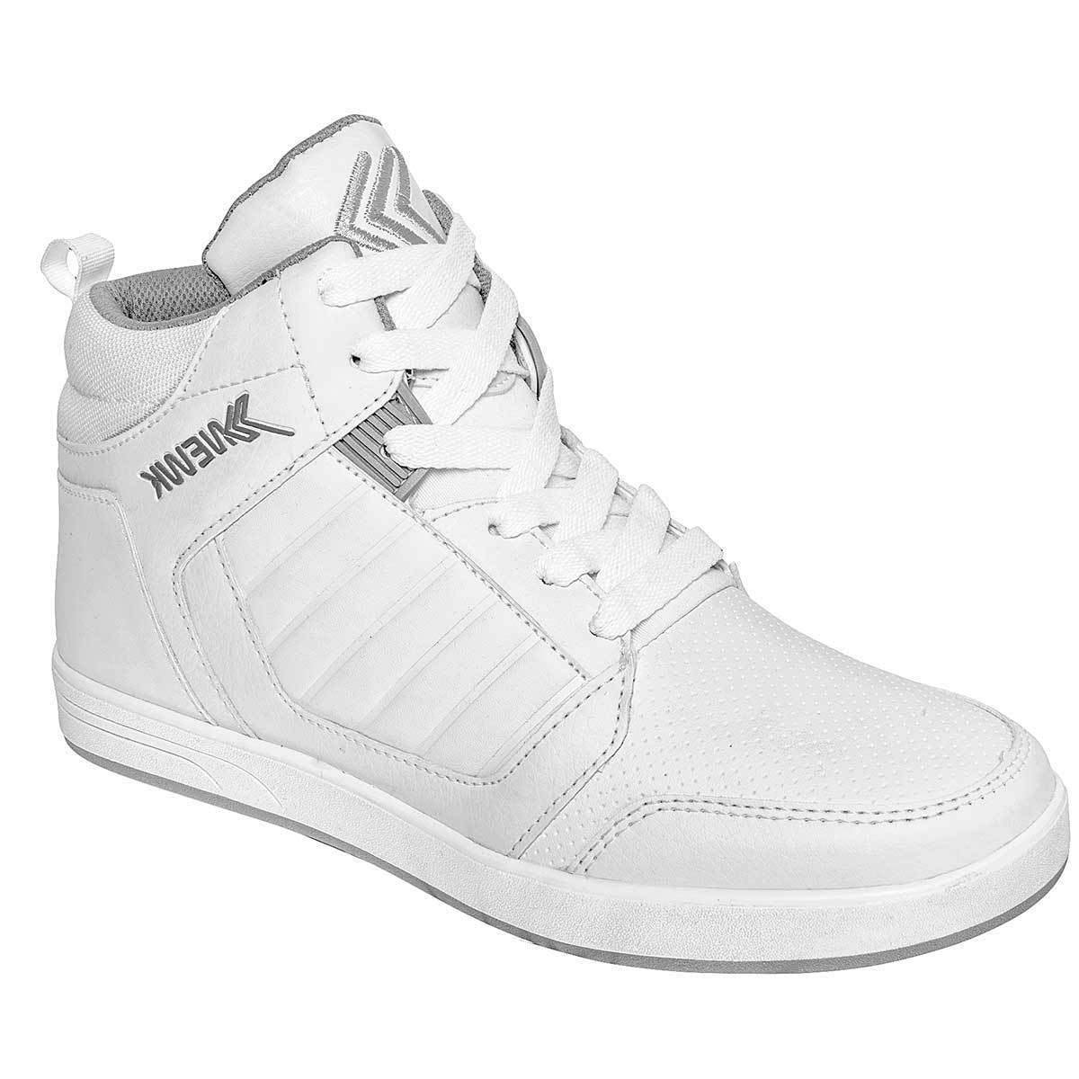 Tenis botin Exterior Piel sintetica Color Blanco de Newk