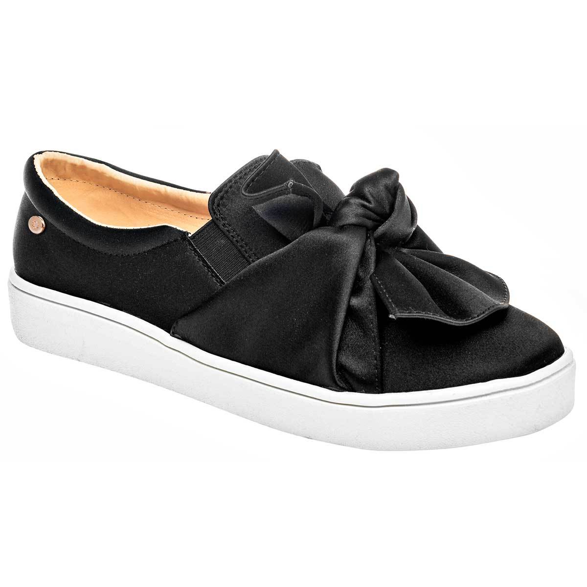 Sin cordones Exterior Textil Color Negro de Moramora