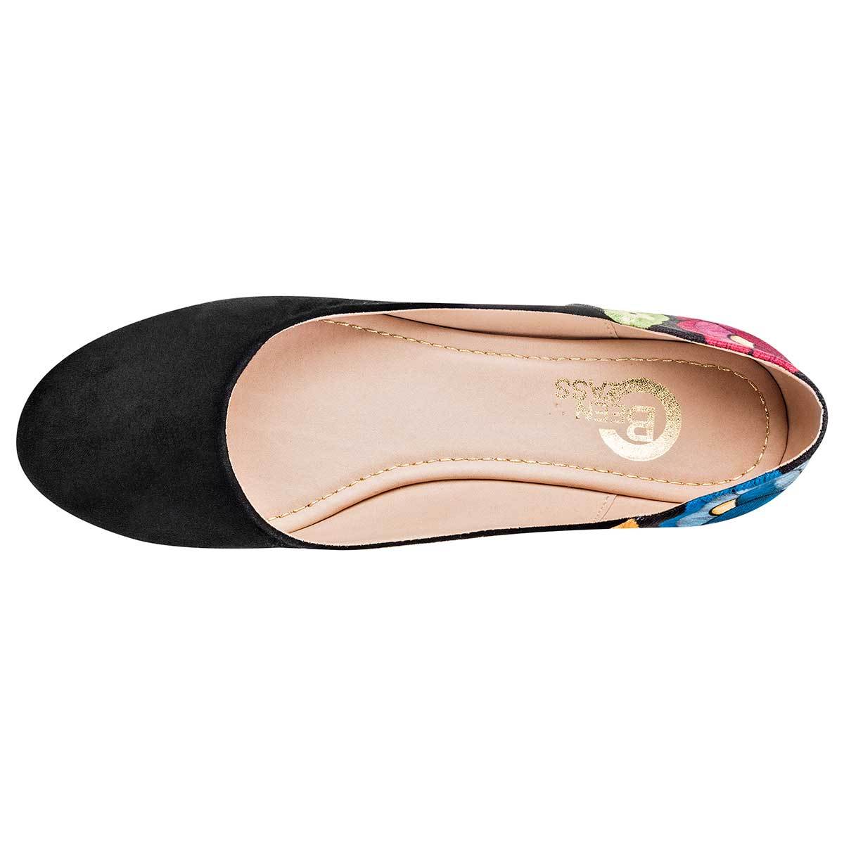 Flats puntales Exterior Textil Color Negro de Been Class