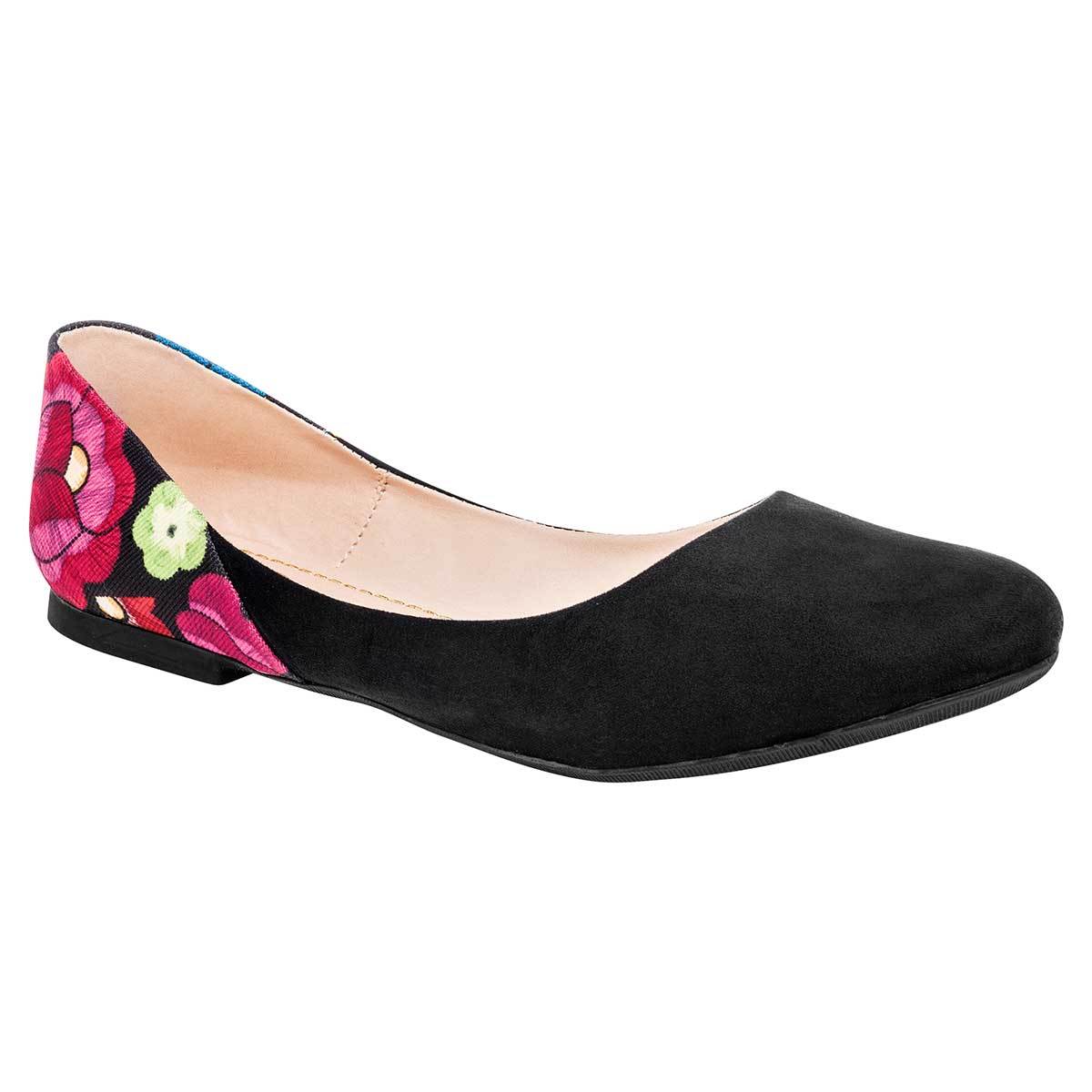 Flats puntales Exterior Textil Color Negro de Been Class