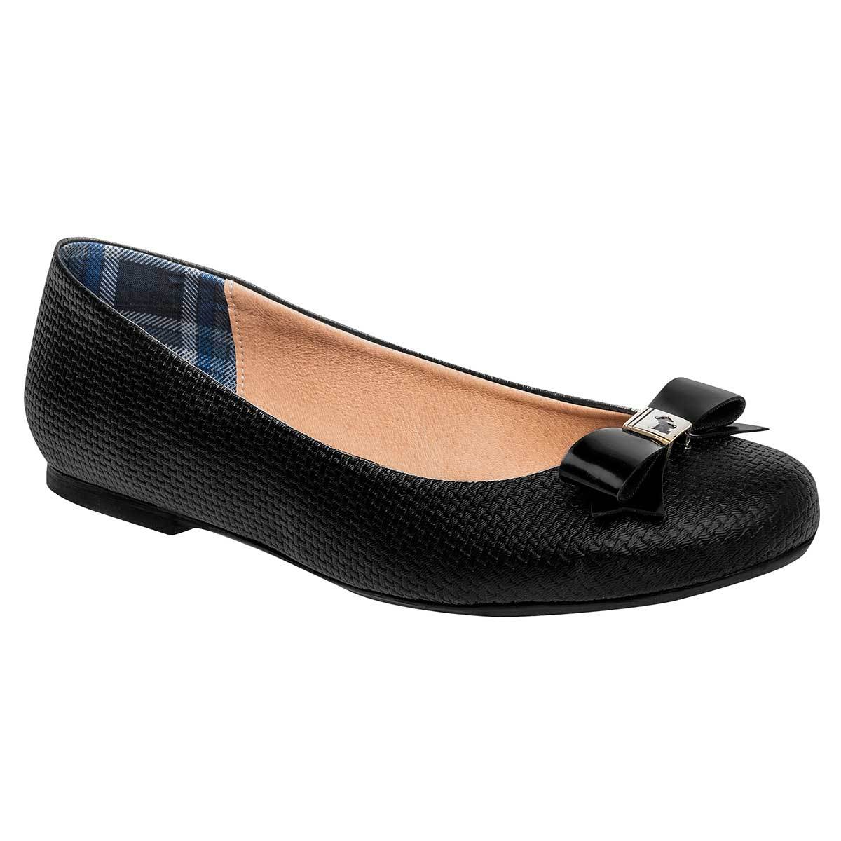 Flats clasicas Exterior Piel sintetica Color Negro de Ferrioni