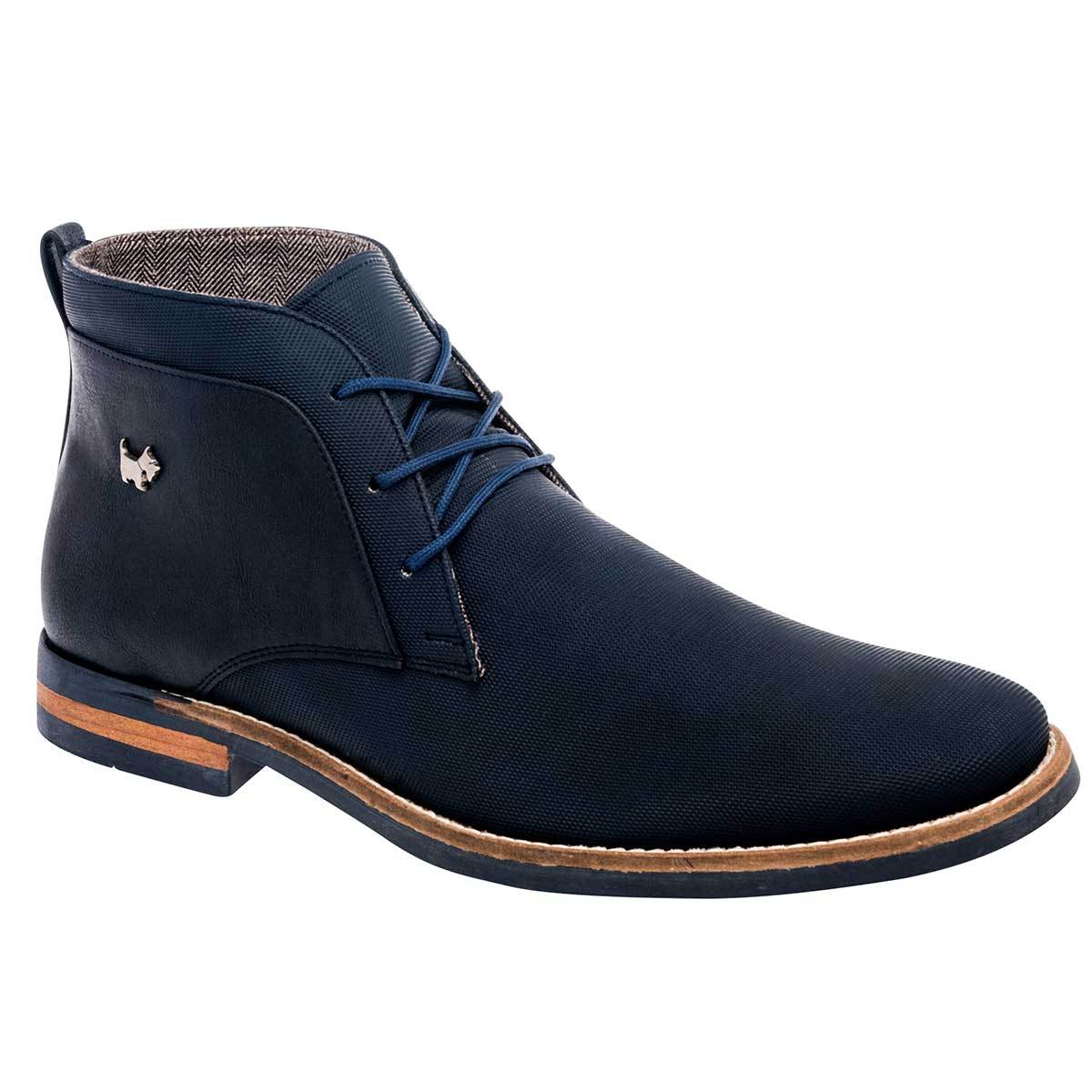 Botas casuales Exterior Piel sintetica Color Azul de Ferrioni