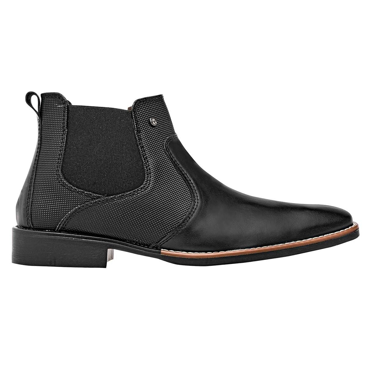 Botas casuales Exterior Piel Color Negro Para Hombre De Lugo Conti