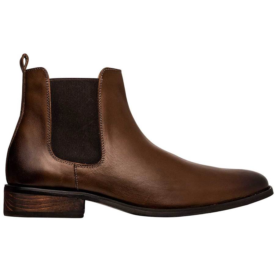 Botas casuales Exterior Piel Color Camel Para Hombre De Paladin