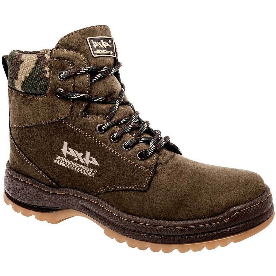 Botas hiking Exterior Textil Color Olivo Para Hombre De 4X4