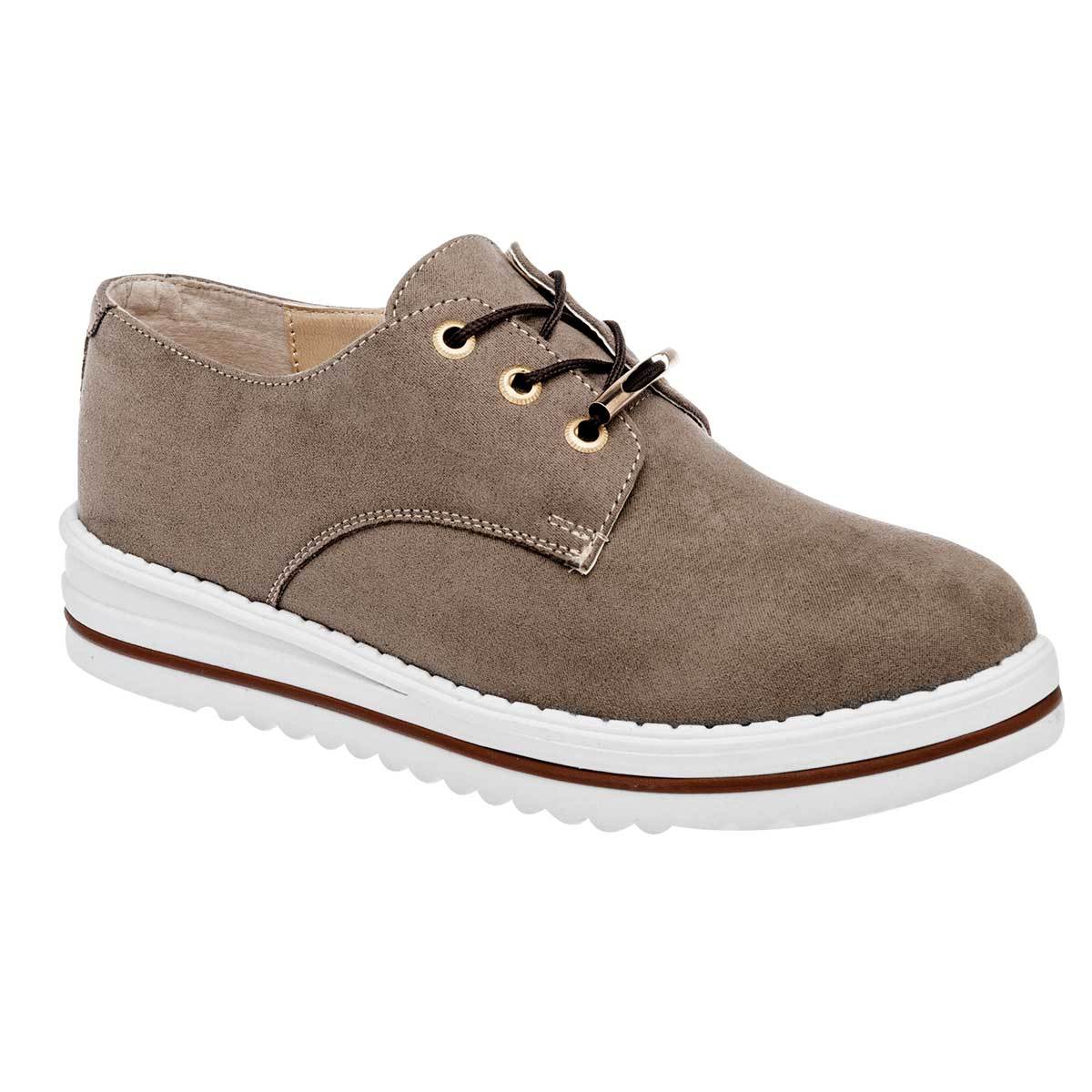 Oxfords Exterior Gamuza sintetica Color Cafe de Been Class