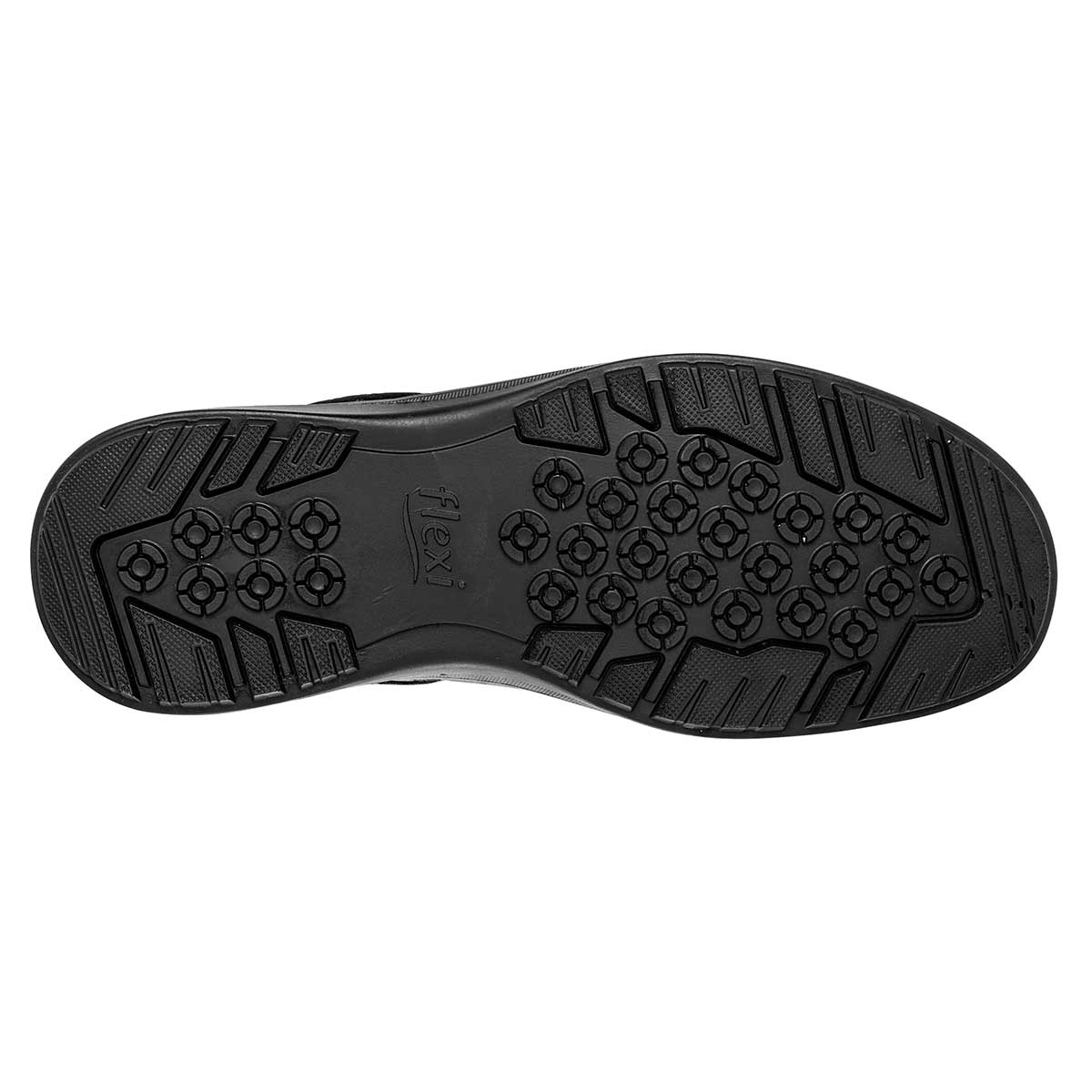 Sandalias Exterior Piel Color Negro Para Hombre De Flexi