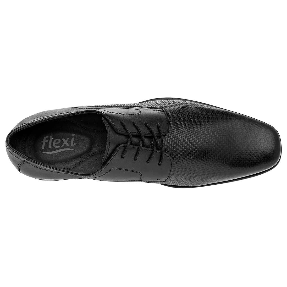 Zapatos de vestir Exterior Piel Color Negro Para Hombre De Flexi