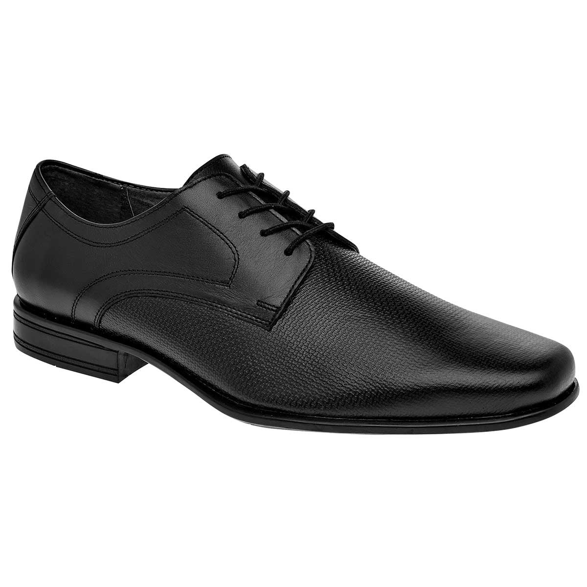 Zapatos de vestir Exterior Piel Color Negro Para Hombre De Flexi