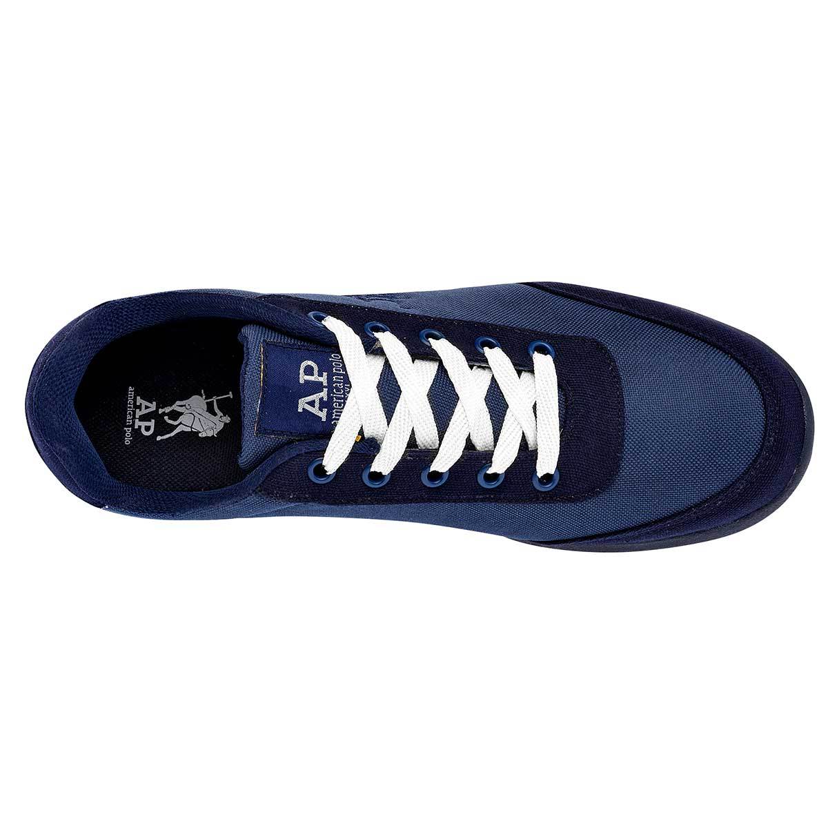 Tenis Exterior Textil Color Azul de American Polo