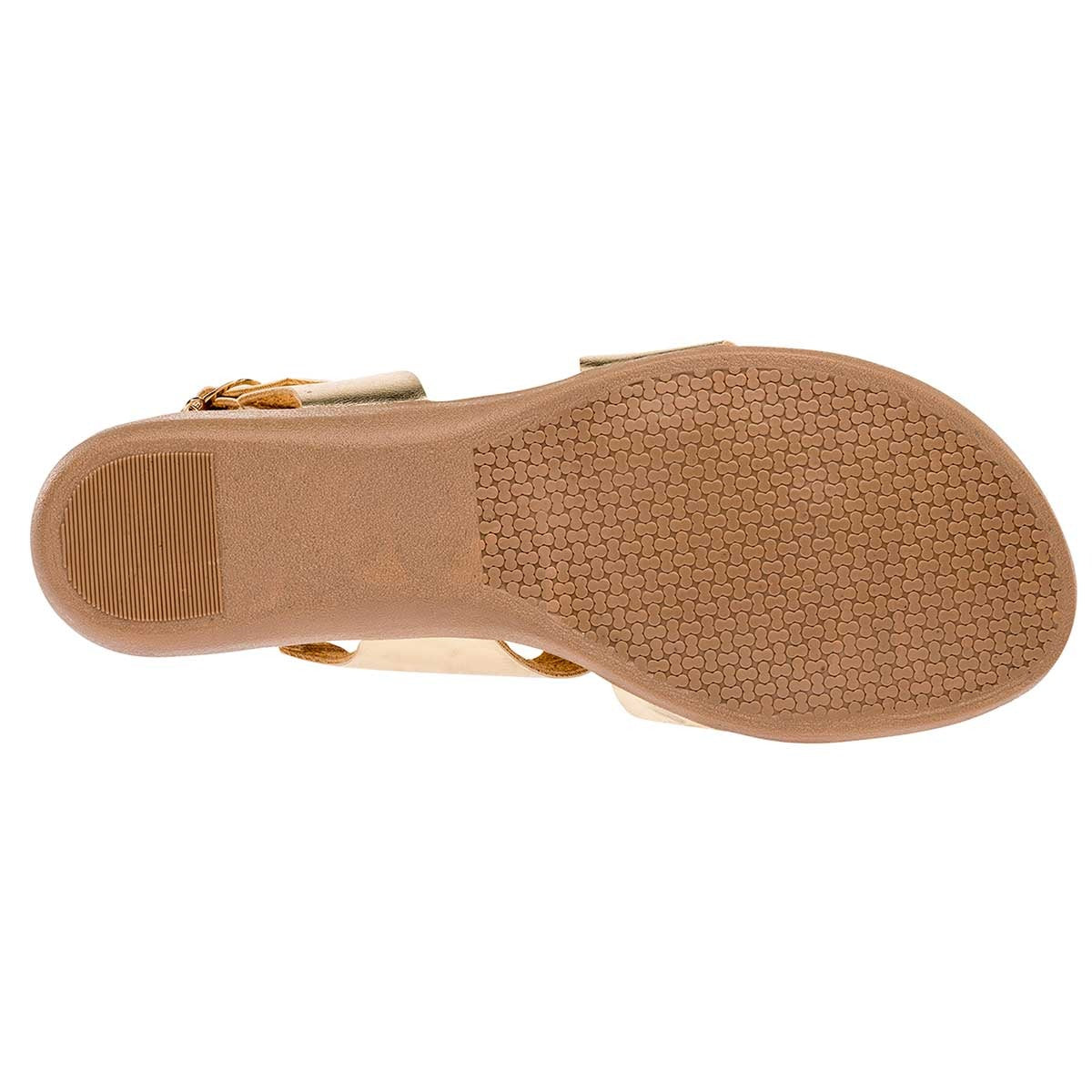 Sandalias de piso Exterior Sintético Color Oro Para Mujer De Been Class