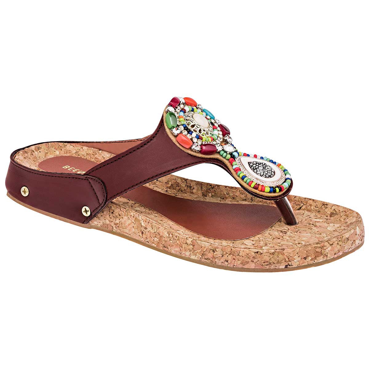 Sandalias de piso Exterior Sintético Color Café Para Mujer De Been Class