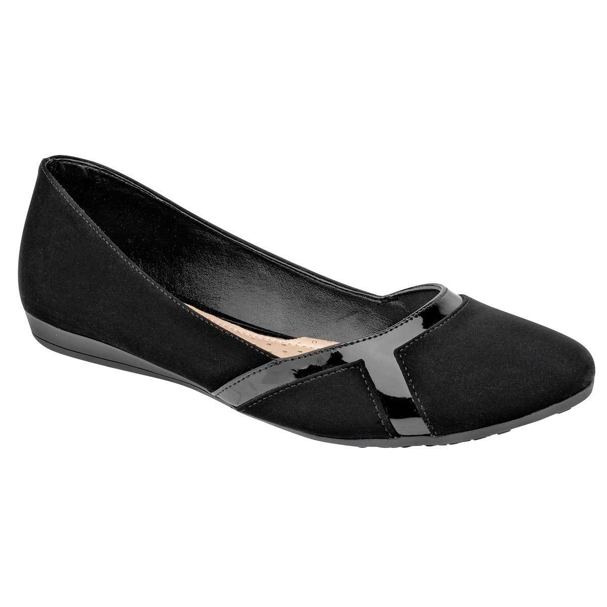 Flats puntales Exterior Piel sintetica Color Negro de Clasben