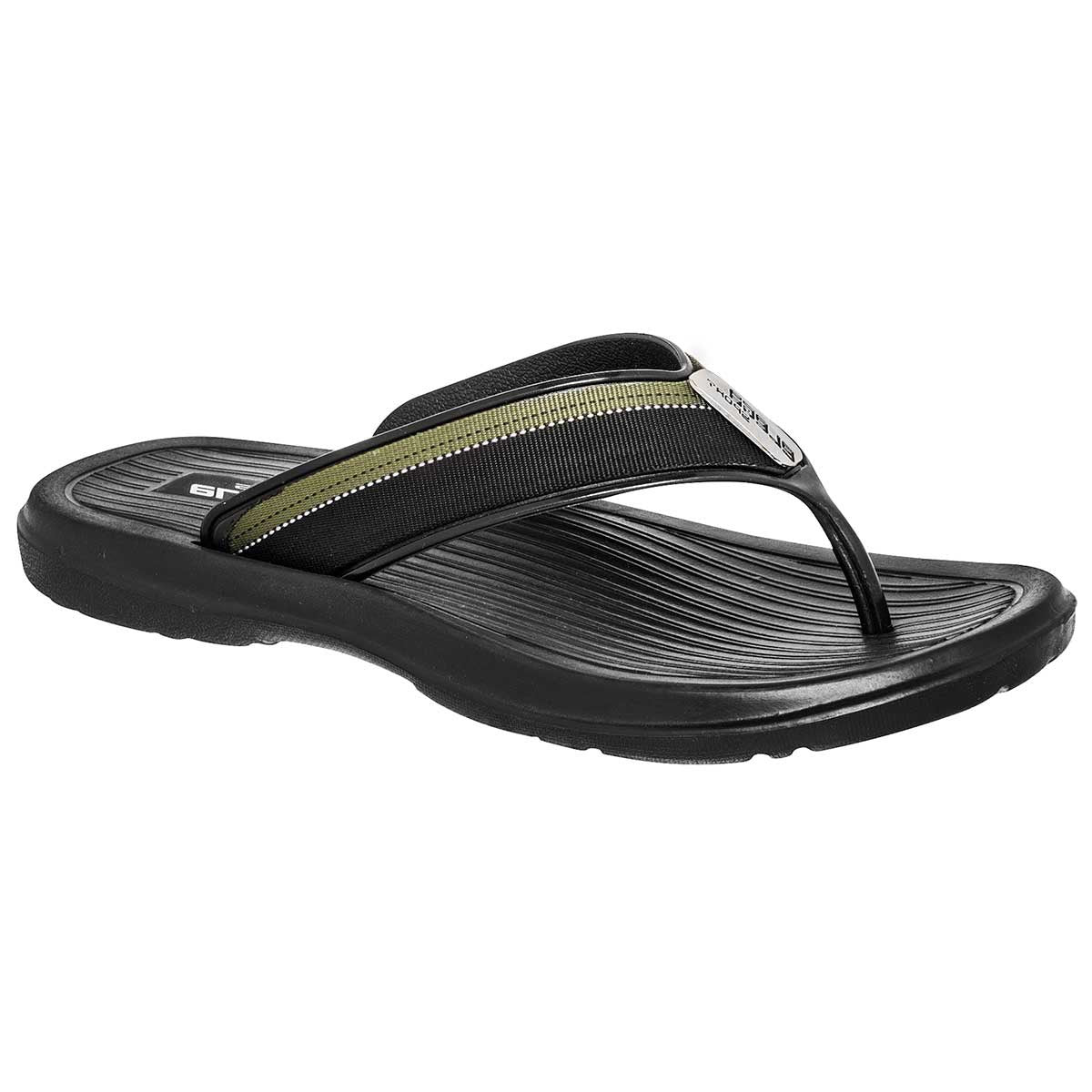 Sandalias Exterior Sintético Color Negro Para Hombre De Elega