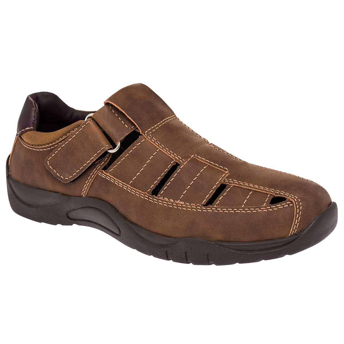 Sandalias Exterior Sintético Color Camel Para Hombre De Iguana