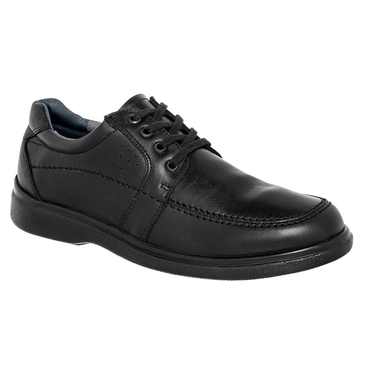 Zapatos confort y diabetico Exterior Piel Color Negro Para Hombre De La Pag