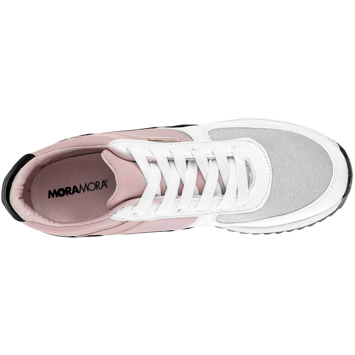 Tenis Exterior sintético-textil Color Blanco de Moramora