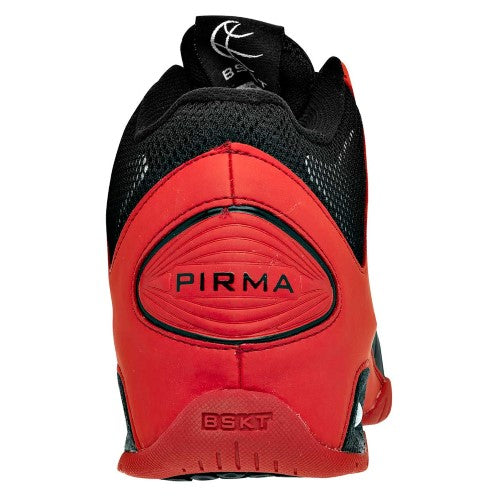 Tenis deportivos Exterior Sintético Color Negro Con Rojo Para Hombre De Pirma