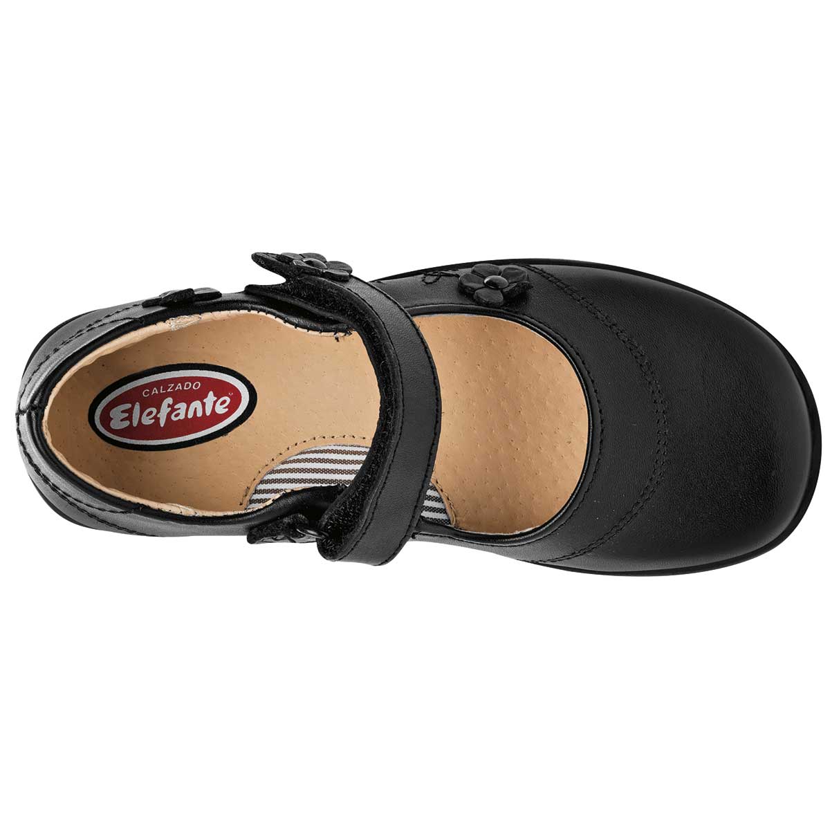 Zapatos escolares Exterior Piel Color Negro Para Mujer De Elefante