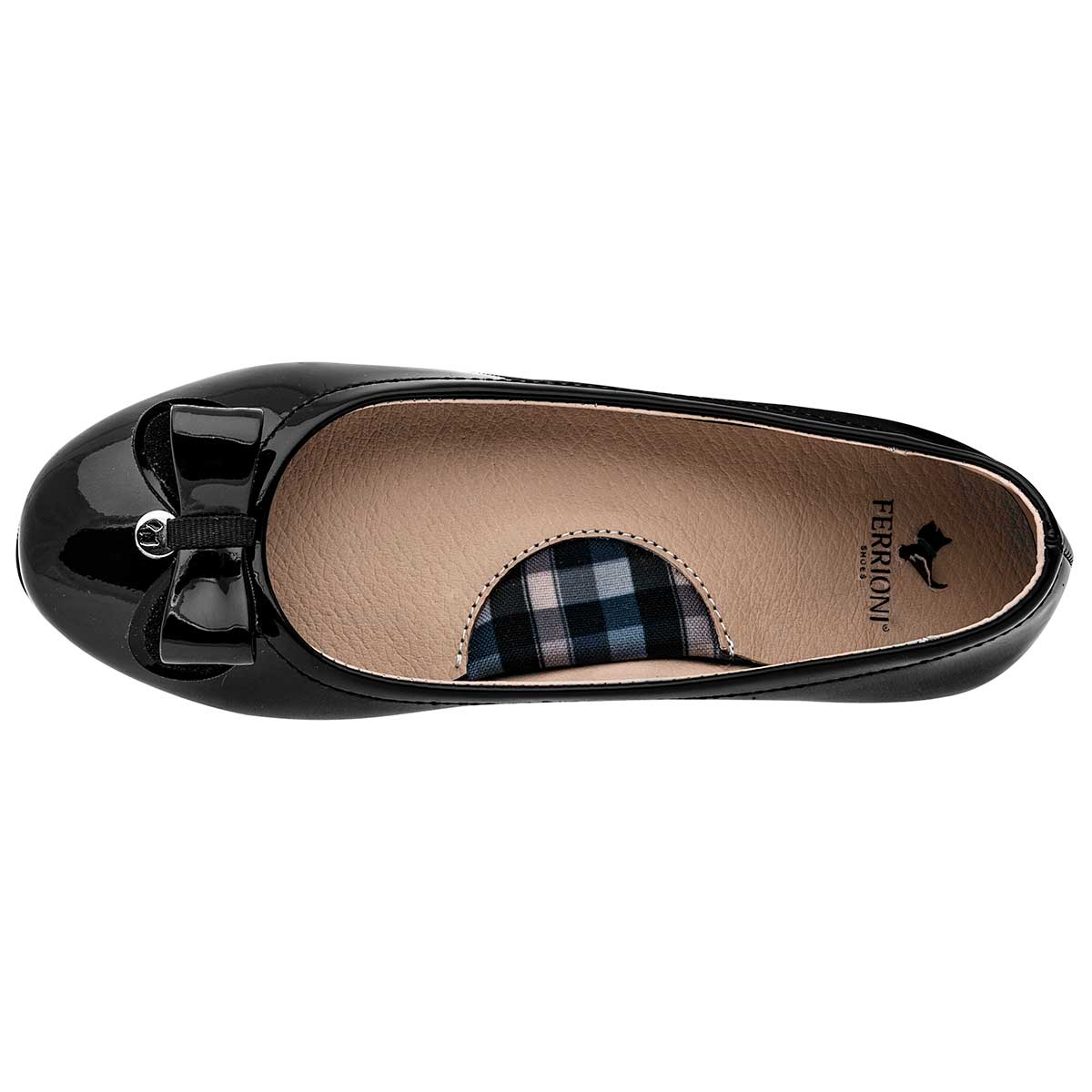 Flats clásicas Exterior Piel Color Negro Para Mujer De Flexi