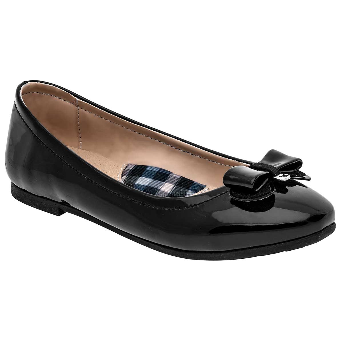 Flats clásicas Exterior Piel Color Café Para Mujer De Flexi