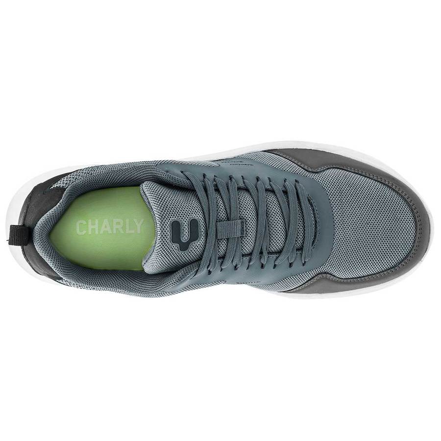 Tenis deportivos  Exterior Textil Color Gris de Charly