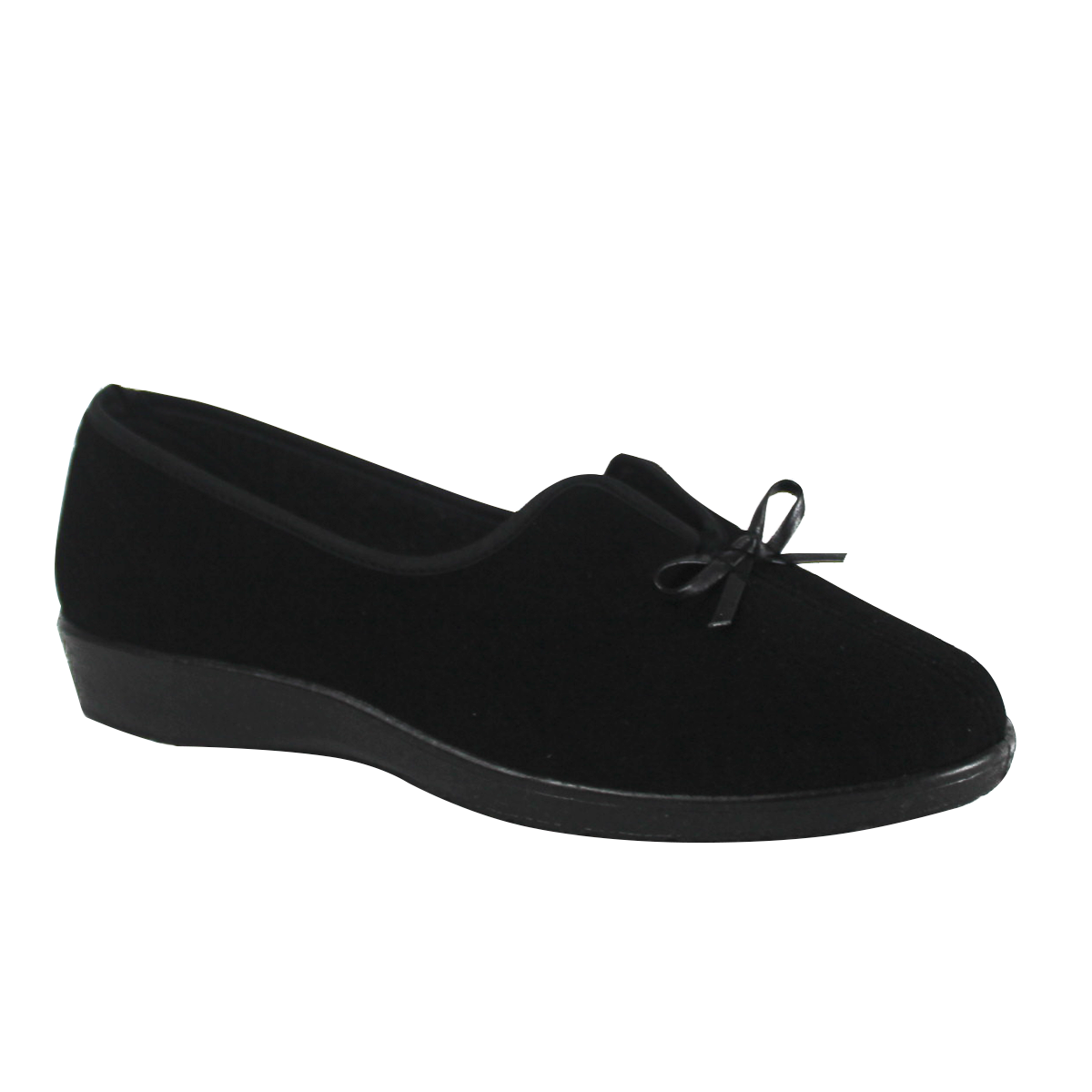 Zapato Casual Amplio de Descanso Para Mujer Color Negro TOVACO