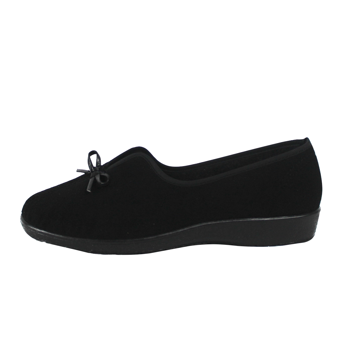 Zapato Casual Amplio de Descanso Para Mujer Color Negro TOVACO